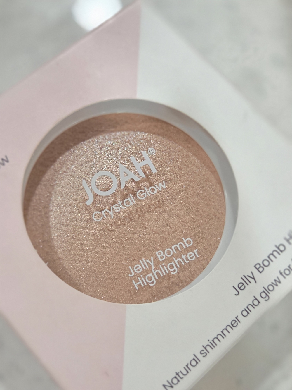 J.O.A.H Crystal Glow Jelly Bomb Highlighter - Champagne Pink